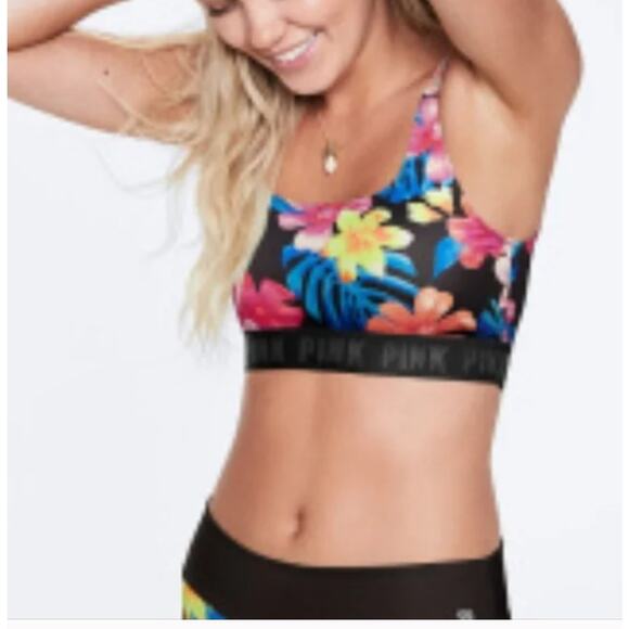 Victoria's Secret PINK Ultimate Sports Bra Ultimate Gym to Swim - Size M - EUC - Picture 1 of 13
